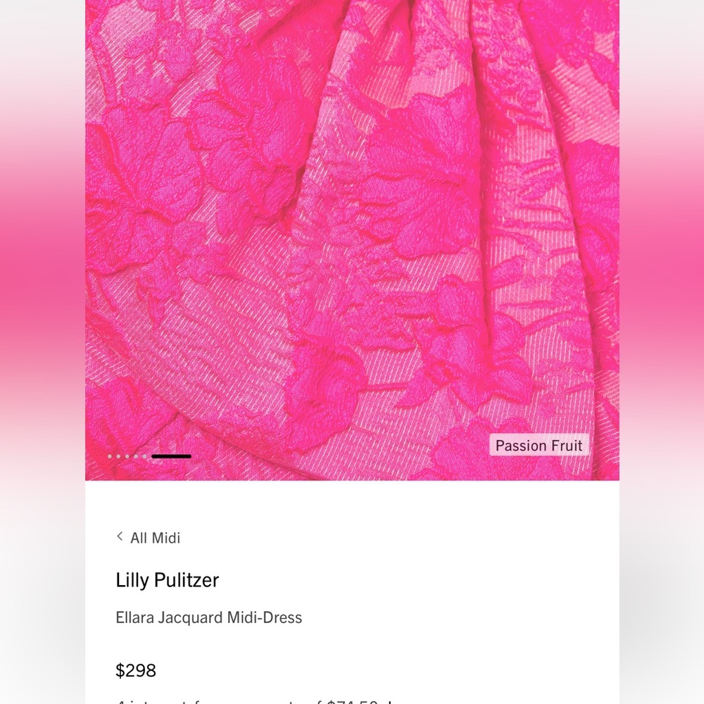 NWT Lilly Pulitzer Ellara Jacquard Midi-Dress - Picture 3 of 14